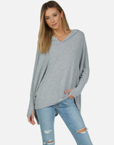 Dash Oversized Hoodie Heather Grey