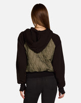 Torran Quilted Jacket Military/Black