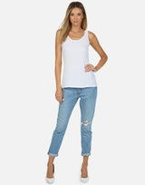 Mason Core Rib Tank White