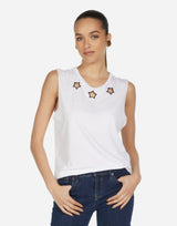 Bull Embroidered Star