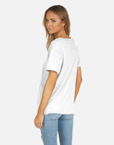 Delano Core Boyfriend Tee White