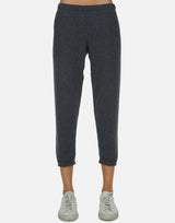 Nate Core Crop Sweatpant Heather Black