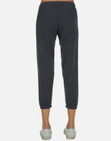 Nate Core Crop Sweatpant Heather Black