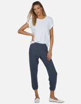 Nate Core Crop Sweatpant Navy