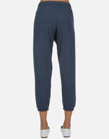 Nate Core Crop Sweatpant Navy