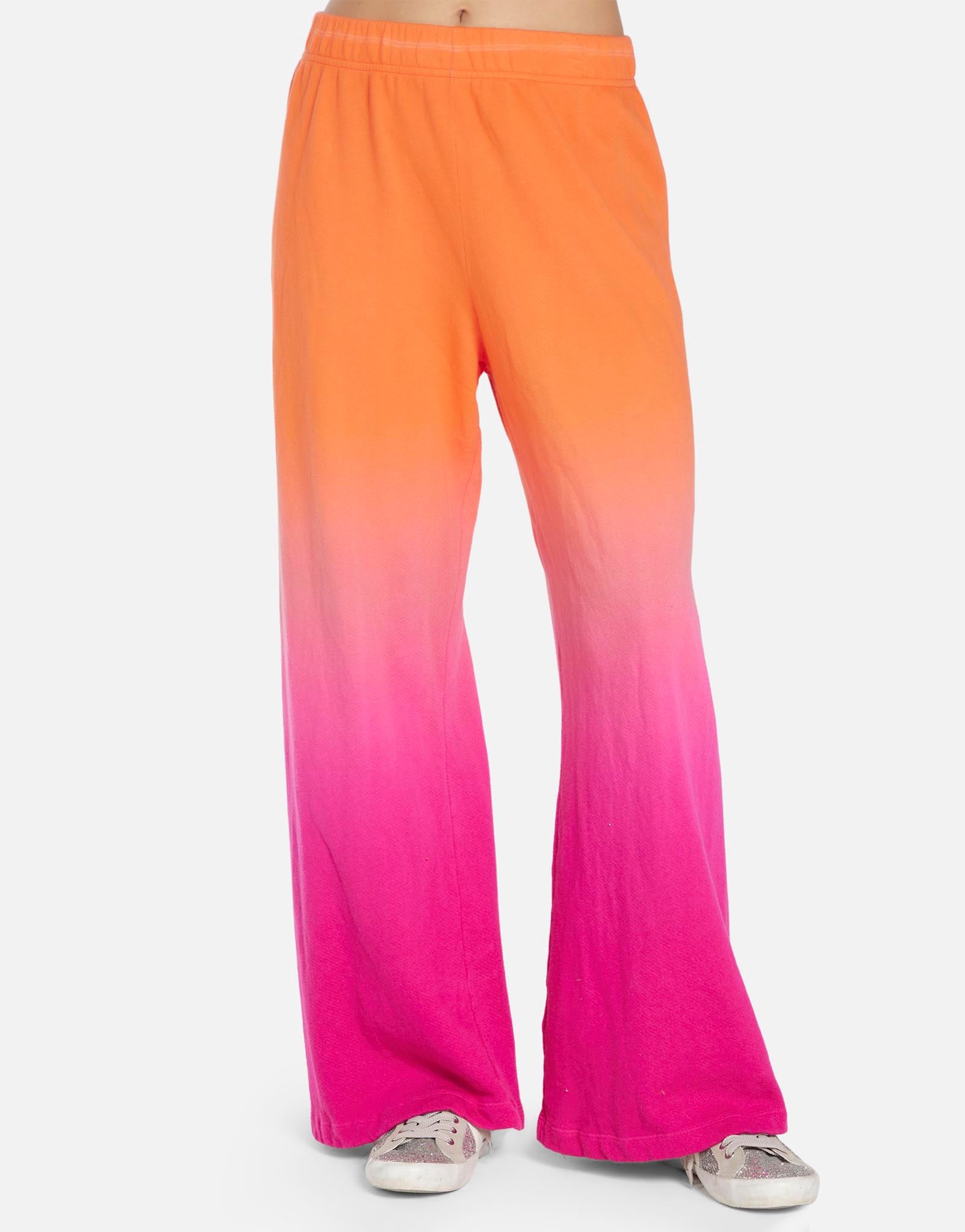 Wide Leg Pant in Sunset Sorbet | Theoden by Michael Lauren