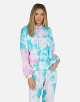 Michael Lauren Women's Gower LE Tie Dye Crop Hoodie