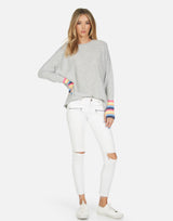 Michael Lauren Women's Rupert LE Draped Sweater