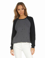 Michael Lauren Women's Gallagher LE Onyx Black Raglan