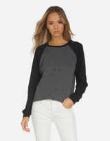 Michael Lauren Women's Gallagher LE Onyx Black Raglan