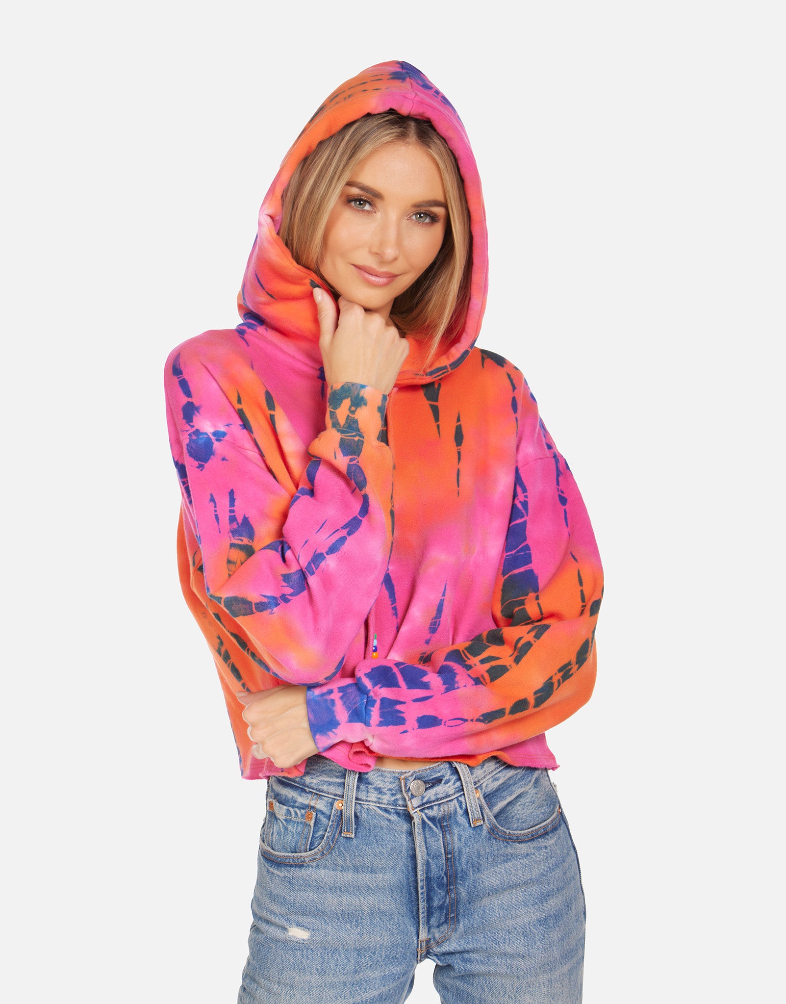 Michael lauren tie dye hoodie Clearance