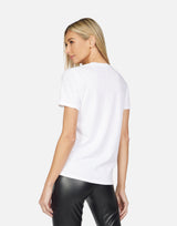 Hall S/S Tee w/ Crystal Necklace