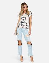 Michael Lauren Women's Hall LE Batik Wash Vintage Tee