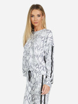 Michael Lauren Women's Brisbane LE Grey Snake Pullover