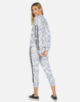 Michael Lauren Women's Brisbane LE Grey Snake Pullover