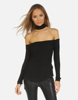 Michael Lauren Women's Eric LE Open Shoulder Top