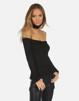 Michael Lauren Women's Eric LE Open Shoulder Top