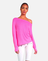 Michael Lauren Women's Kristopher LE Neon Pink Pullover