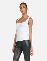 Michael Lauren Women's McLean LE Shirred Tank