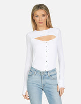 Michael Lauren Women's Manolo Top w/ Snaps