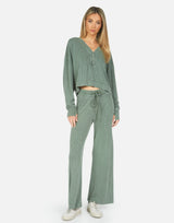 Michael Lauren Women's Bastian Henley Crop Pullover