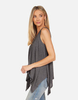 Charcoal Flowy Tank