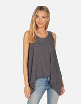 Charcoal Flowy Tank