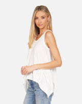 Ivory Flowy Tank