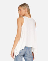 Ivory Flowy Tank