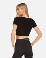 Tyrone S/S Crop Top
