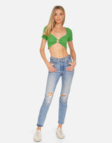 Tyrone S/S Crop Top