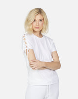 Ryland S/S Lace Up Tee