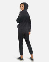 Michael Lauren Women's Nate LE Black Ombre Crop Sweatpant