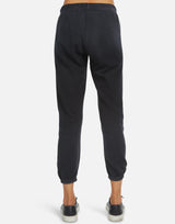Michael Lauren Women's Nate LE Black Ombre Crop Sweatpant