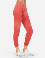 Michael Lauren Women's Nate LE Crop Sweatpant Faded Brick