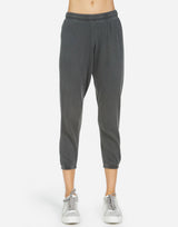 Nate Crop Sweatpant- Pigment Dye