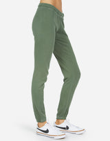 Nate Crop Sweatpant- Pigment Dye