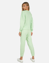 Michael Lauren Women's Nate LE Neon Green Crop Jogger