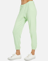 Michael Lauren Women's Nate LE Neon Green Crop Jogger