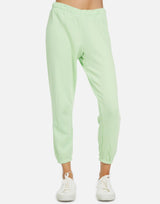 Michael Lauren Women's Nate LE Neon Green Crop Jogger