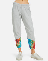Michael Lauren Women's Melbourne LE Grey Rainbow Sweatpant