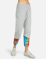 Michael Lauren Women's Melbourne LE Grey Rainbow Sweatpant