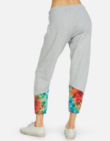 Michael Lauren Women's Melbourne LE Grey Rainbow Sweatpant