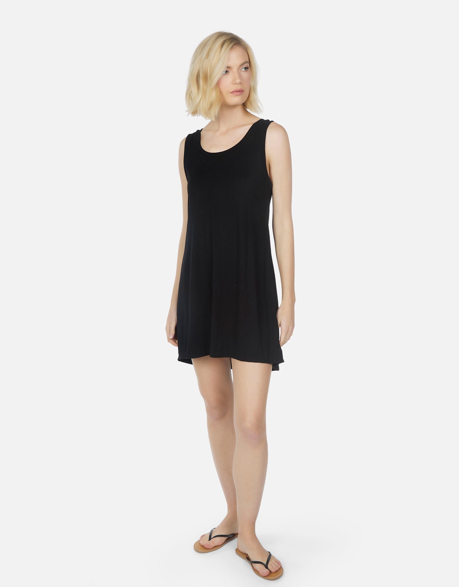 Hammett Dress w/ Back Pleat – Michael Lauren