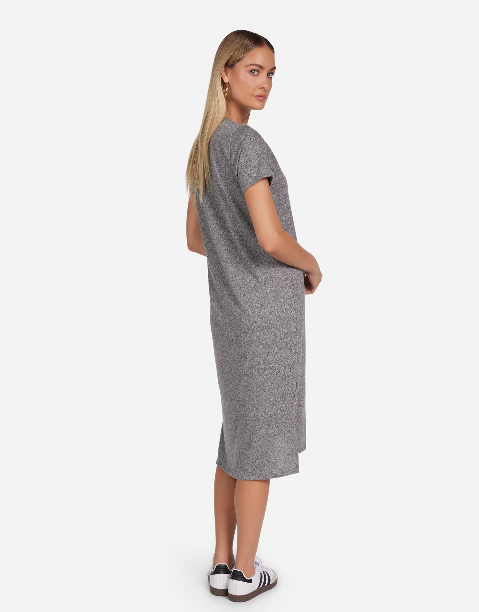 lou & grey softserve slub midi tee dress Lou & Grey | Dresses | Lou Grey Softserve Slub Midi Tee Dress Striped  Womens Xl Sleeveless Tank