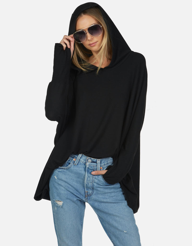 Dash Oversized Hoodie Black