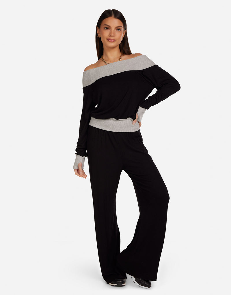 Tavis Black/Heather Grey