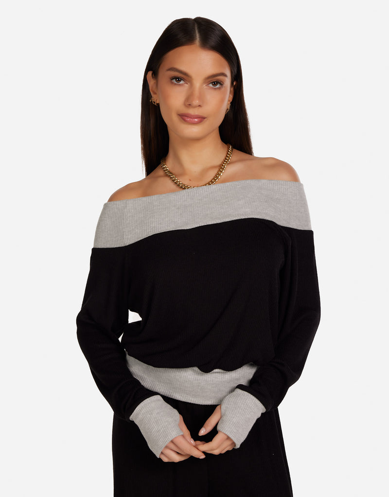 Tavis Black/Heather Grey