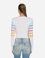 Alick Rainbow Stripe