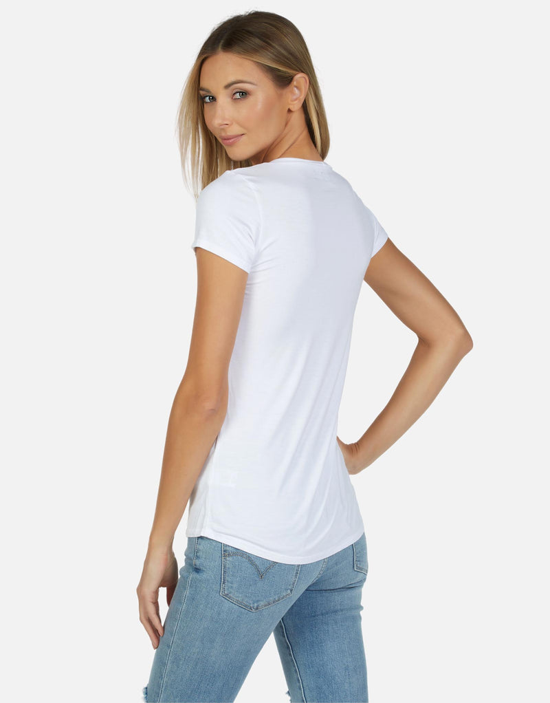 Tucker Core Fitted Tee White